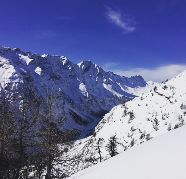 Vallon du Fournel depuis la piste des Crêtes PSV